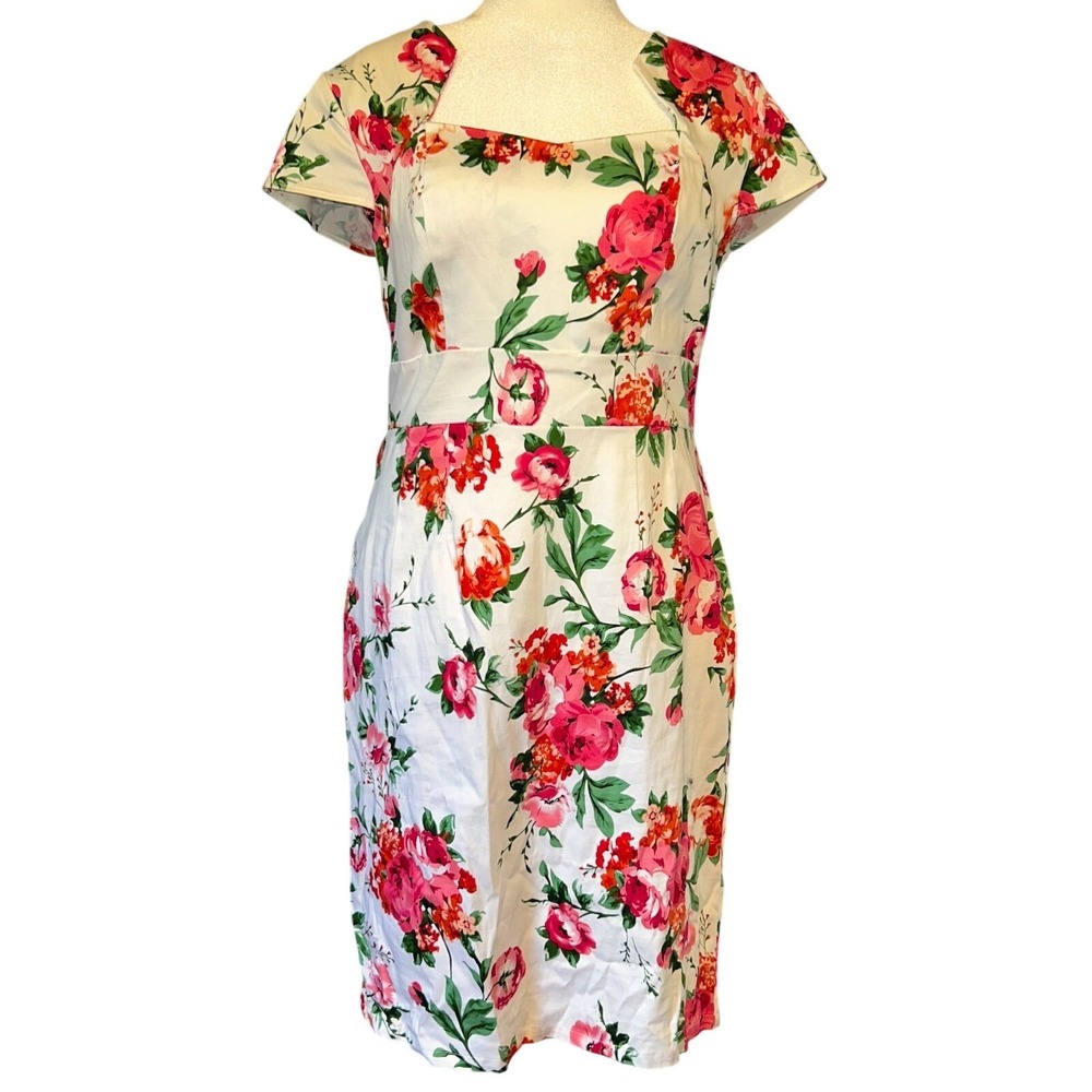 GRACE KARIN Women's Frida Kahlo Print Sheath Dress Pinup Retro Art To Wear 2XL